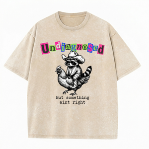 ChaoticClub Undiagnosed Racoon Washed T-Shirt