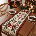 Chaotic Club Custom Family Name Christmas Quilt Table Runner