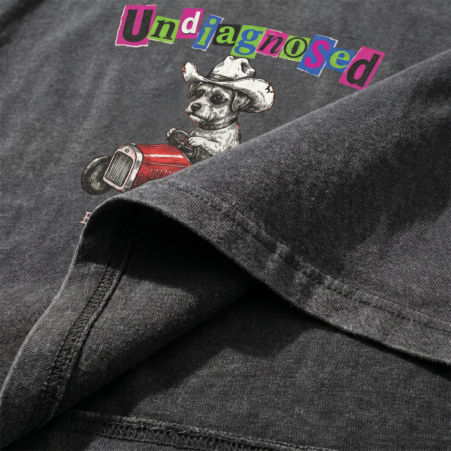 ChaoticClub Undiagnosed Dog Washed T-Shirt