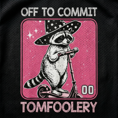 ChaoticClub Off To Commit Tomfoolery Raccoon Mesh Jersey