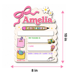 ChaoticClub First Day School Back to School Sign Personalized