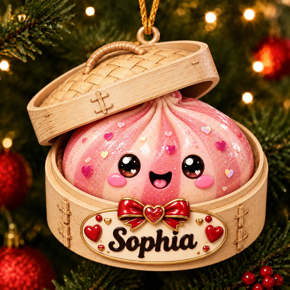 Chaotic Club Personalized Christmas Dumpling Ornament