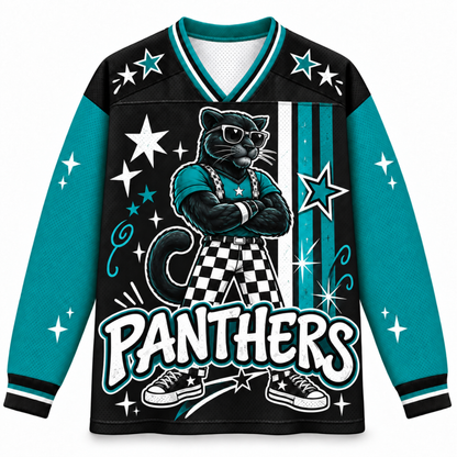 Chaotic Club Cool Mascot Game Day Long Sleeve Jersey