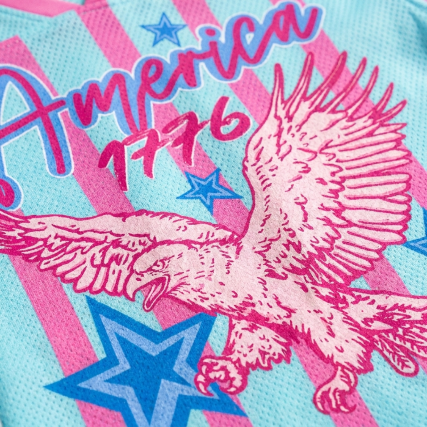 ChaoticClub 4th Of July Eagle Mesh Jersey