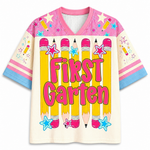 ChaoticClub Stripes Pencil Pink Gingham Grade Mesh Jersey