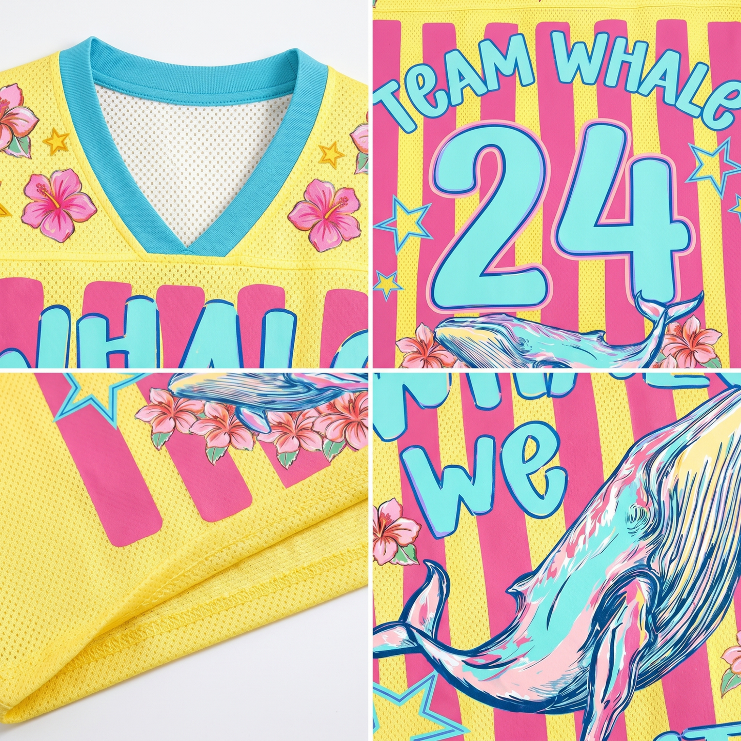 ChaoticClub Whale We Did It Mesh Jersey