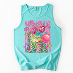 ChaoticClub Summer Striped Later Alligator Tank Top