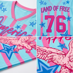 ChaoticClub 4th Of July Eagle Mesh Jersey