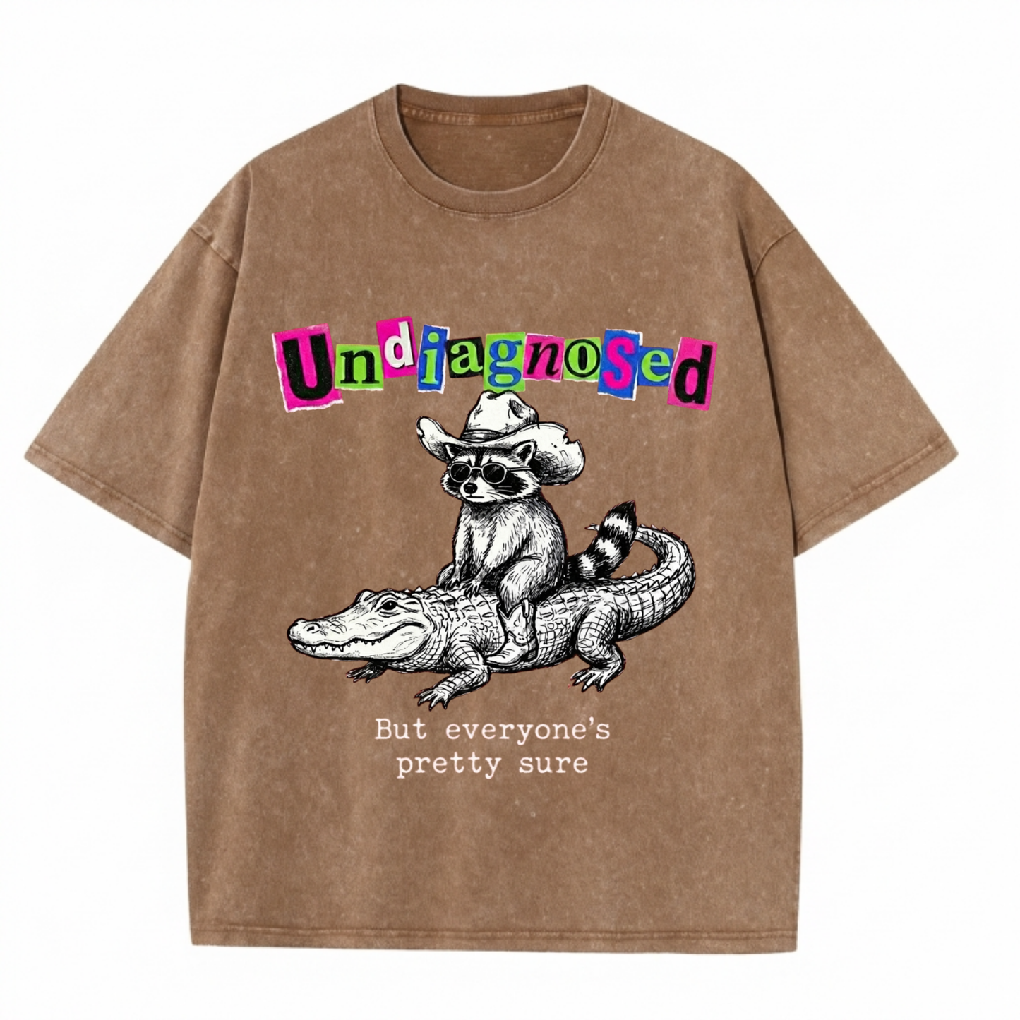 ChaoticClub Undiagnosed Raccoon Washed T-Shirt
