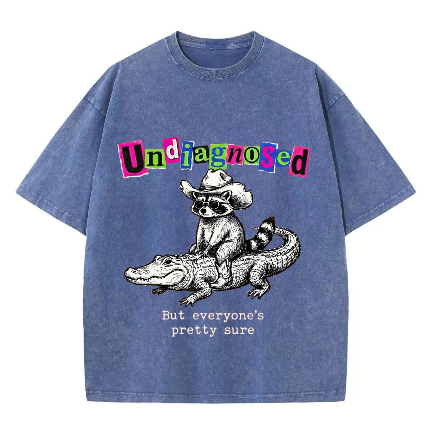 ChaoticClub Undiagnosed Raccoon Washed T-Shirt