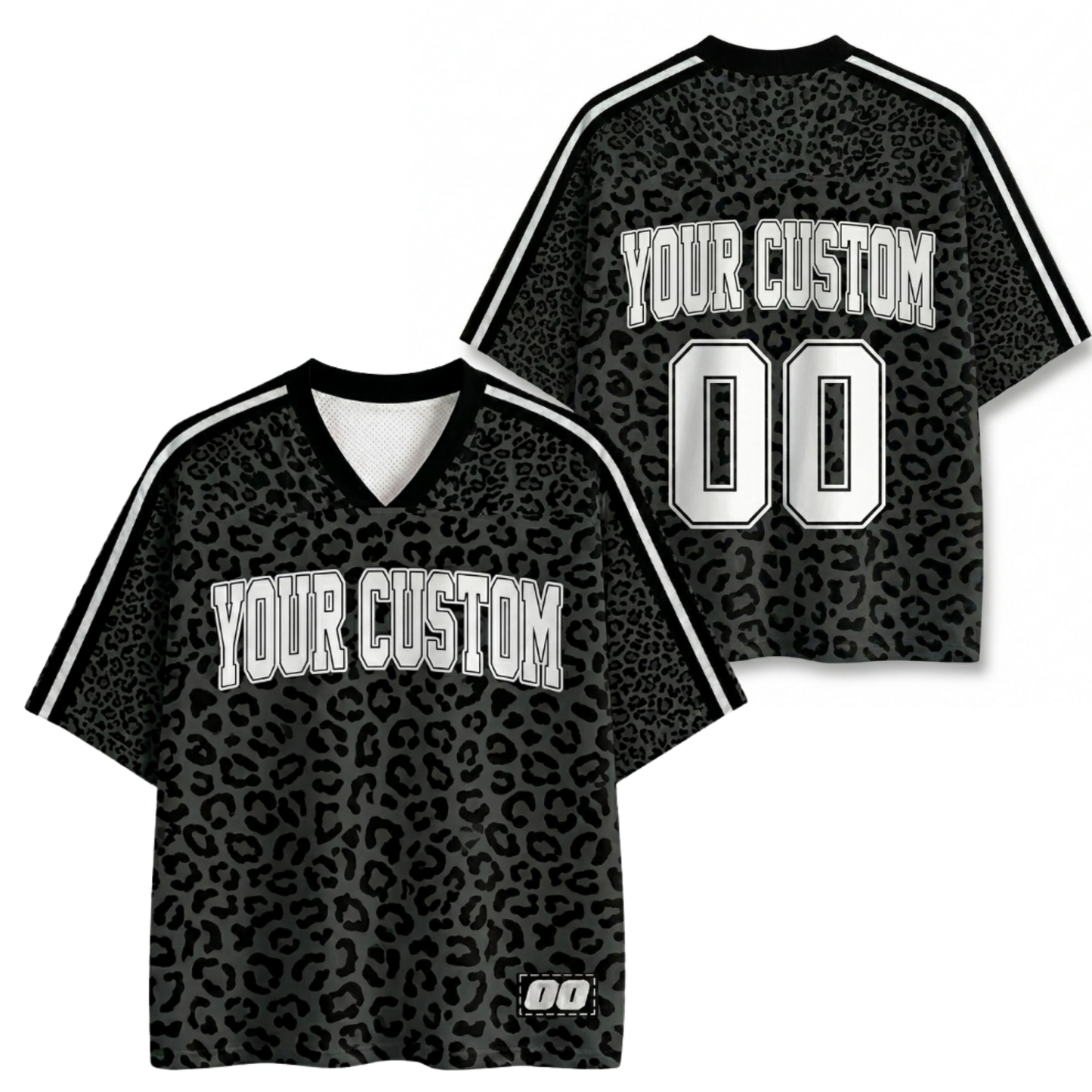 ChaoticClub Personalized Leopard Frenzy Mesh Jersey