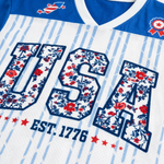 ChaoticClub 1776 USA Floral Mesh Jersey
