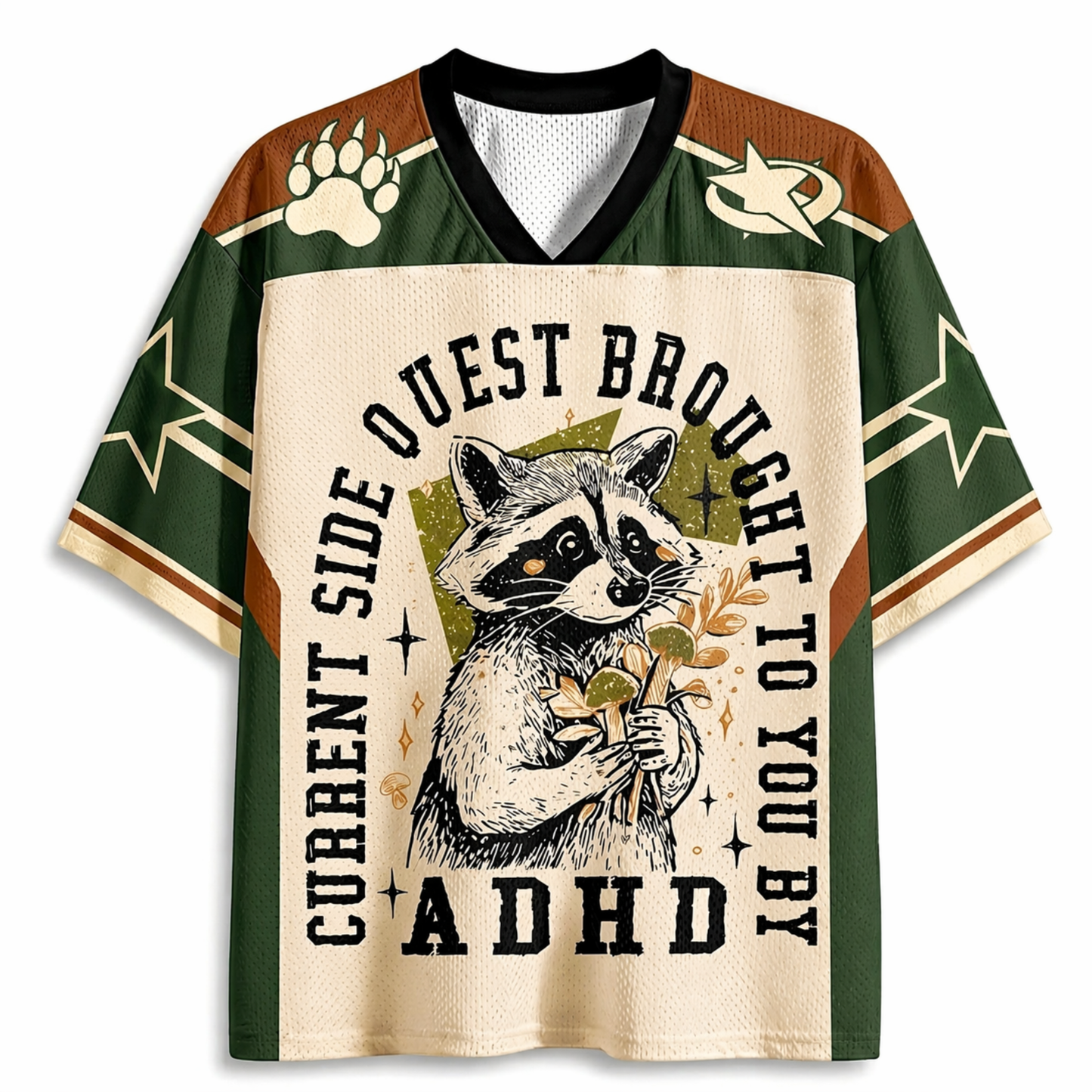 ChaoticClub Raccoon Current Side Quest Mesh Jersey