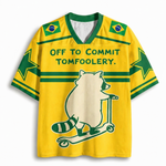 ChaoticClub Off To Commit Tomfoolery Brazil Mesh Jersey