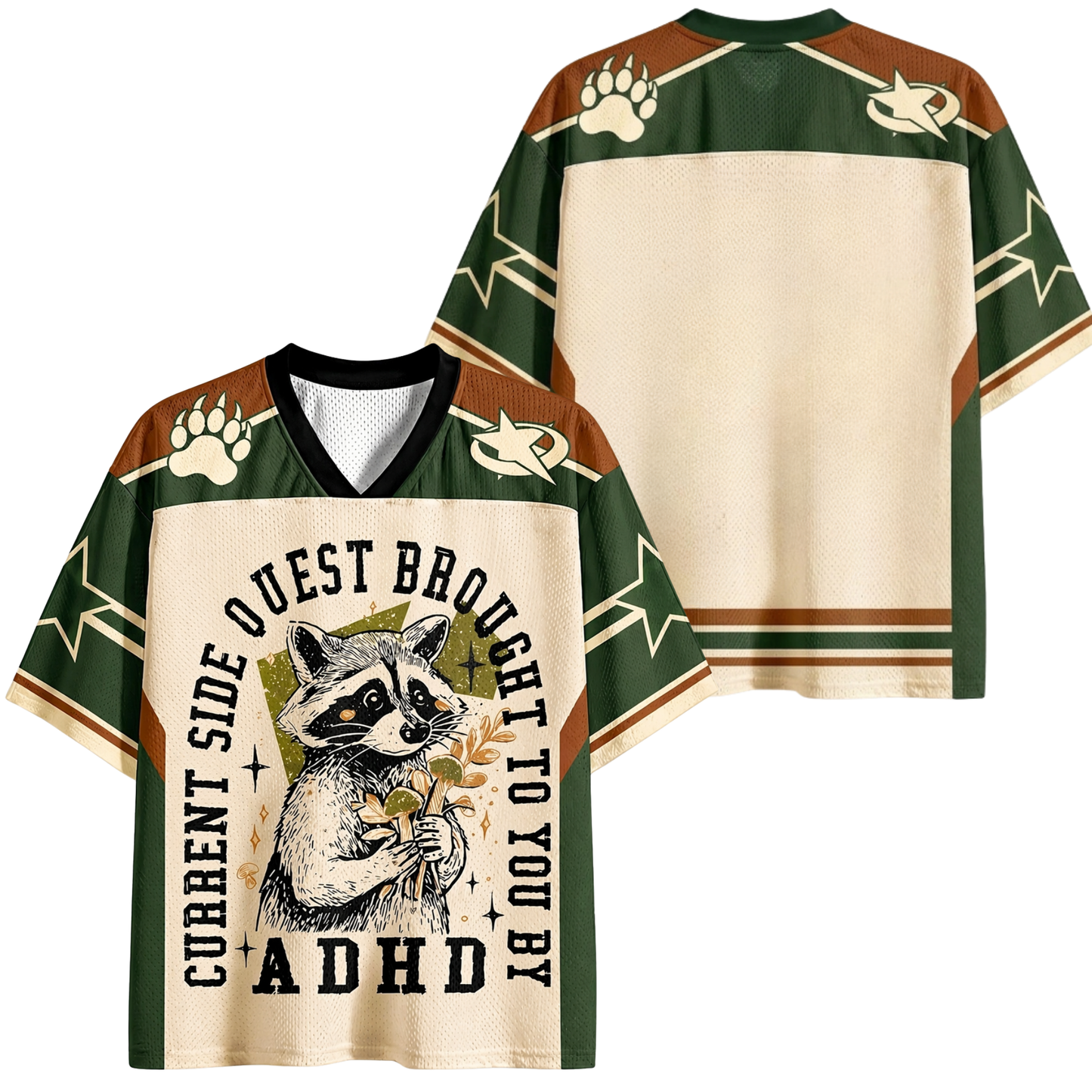 ChaoticClub Raccoon Current Side Quest Mesh Jersey