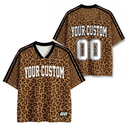 ChaoticClub Personalized Leopard Frenzy Mesh Jersey
