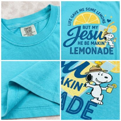 ChaoticClub Jesus Makes Lemonade Neon T-shirt