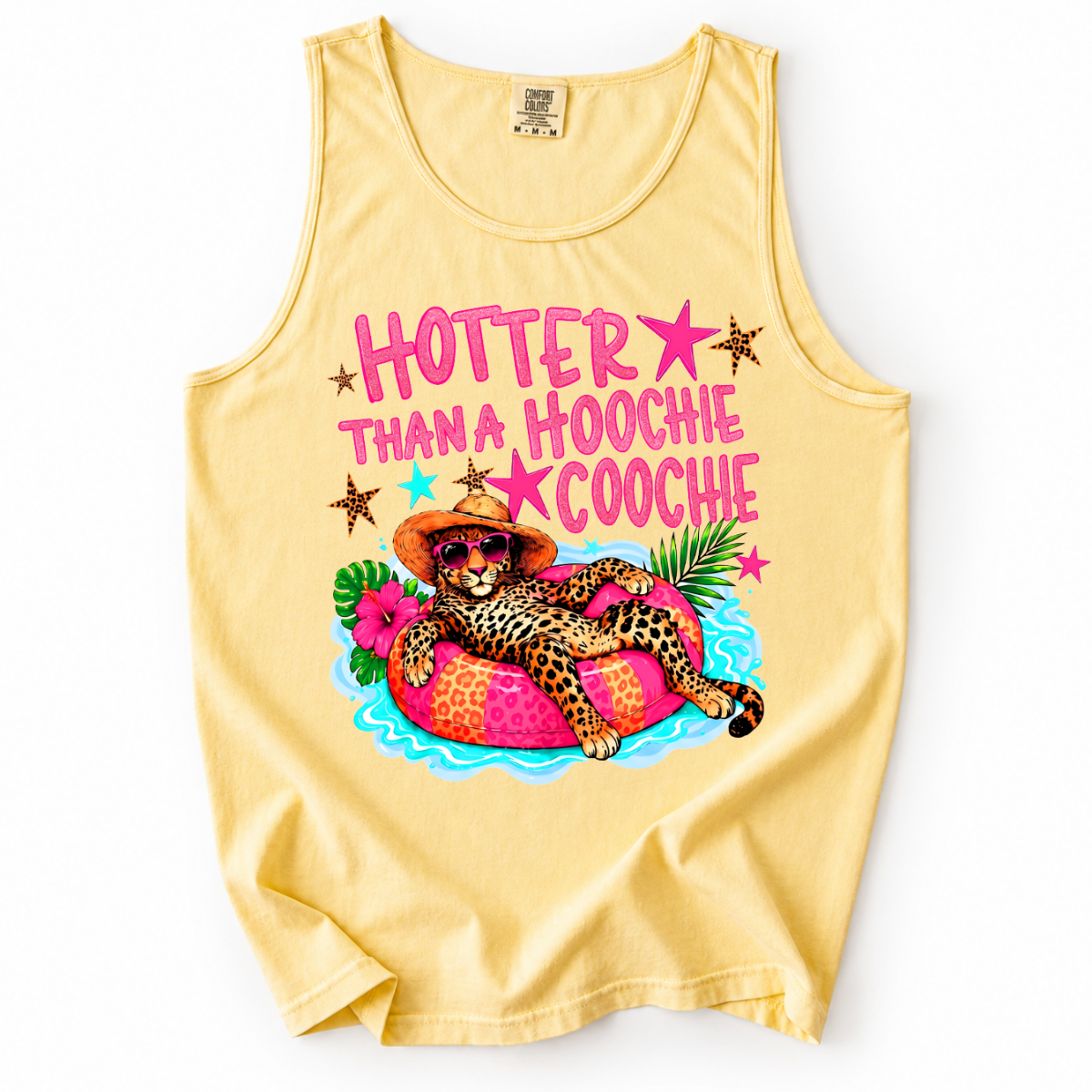 ChaoticClub Hoochie Coochie Summer Leopard Tank Top