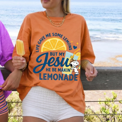 ChaoticClub Jesus Makes Lemonade Neon T-shirt