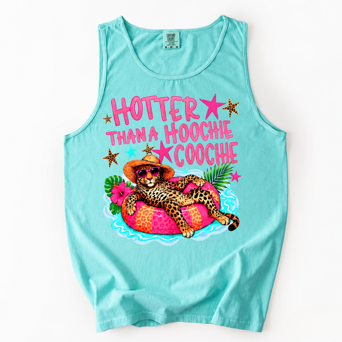 ChaoticClub Hoochie Coochie Summer Leopard Tank Top
