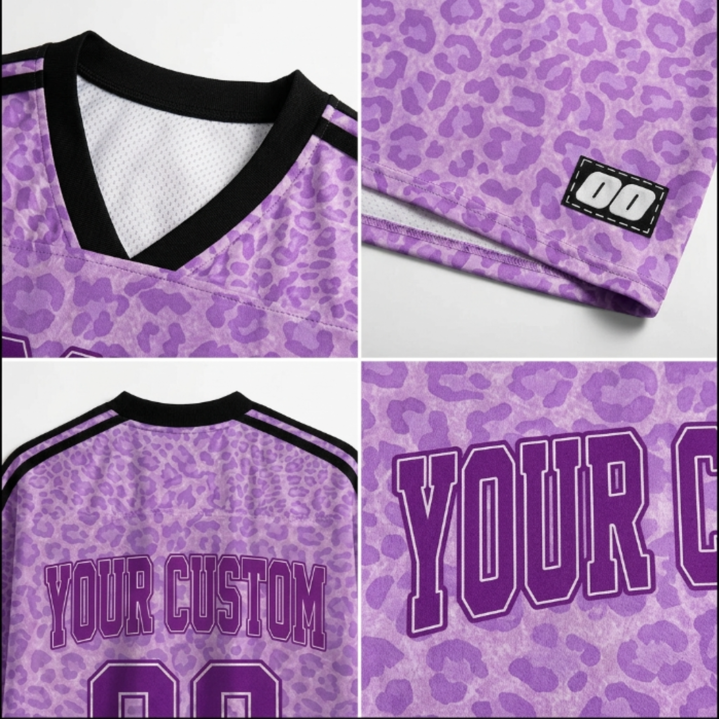 ChaoticClub Personalized Leopard Frenzy Mesh Jersey