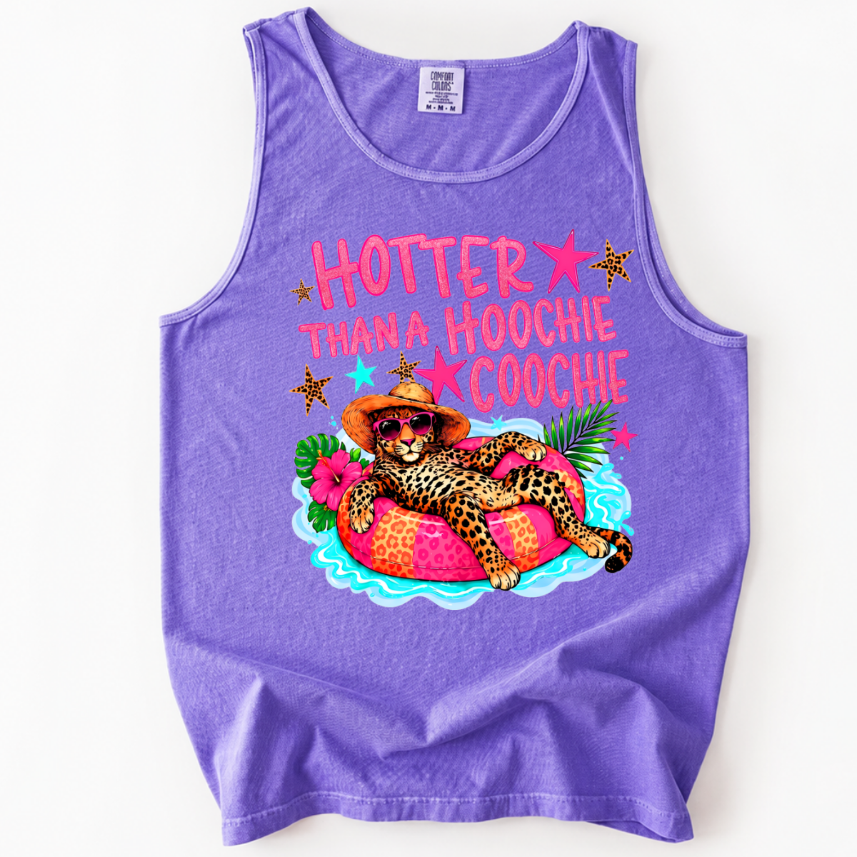 ChaoticClub Hoochie Coochie Summer Leopard Tank Top