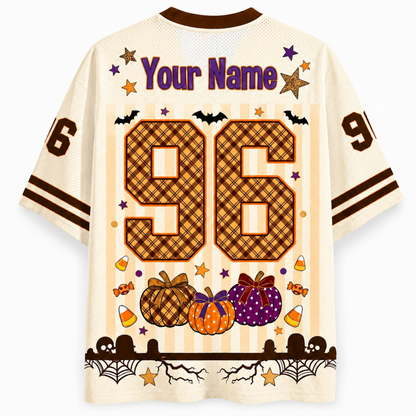 ChaoticClub Fall-o-ween Ghost Blowing Bubble Mesh Jersey