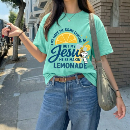ChaoticClub Jesus Makes Lemonade Neon T-shirt
