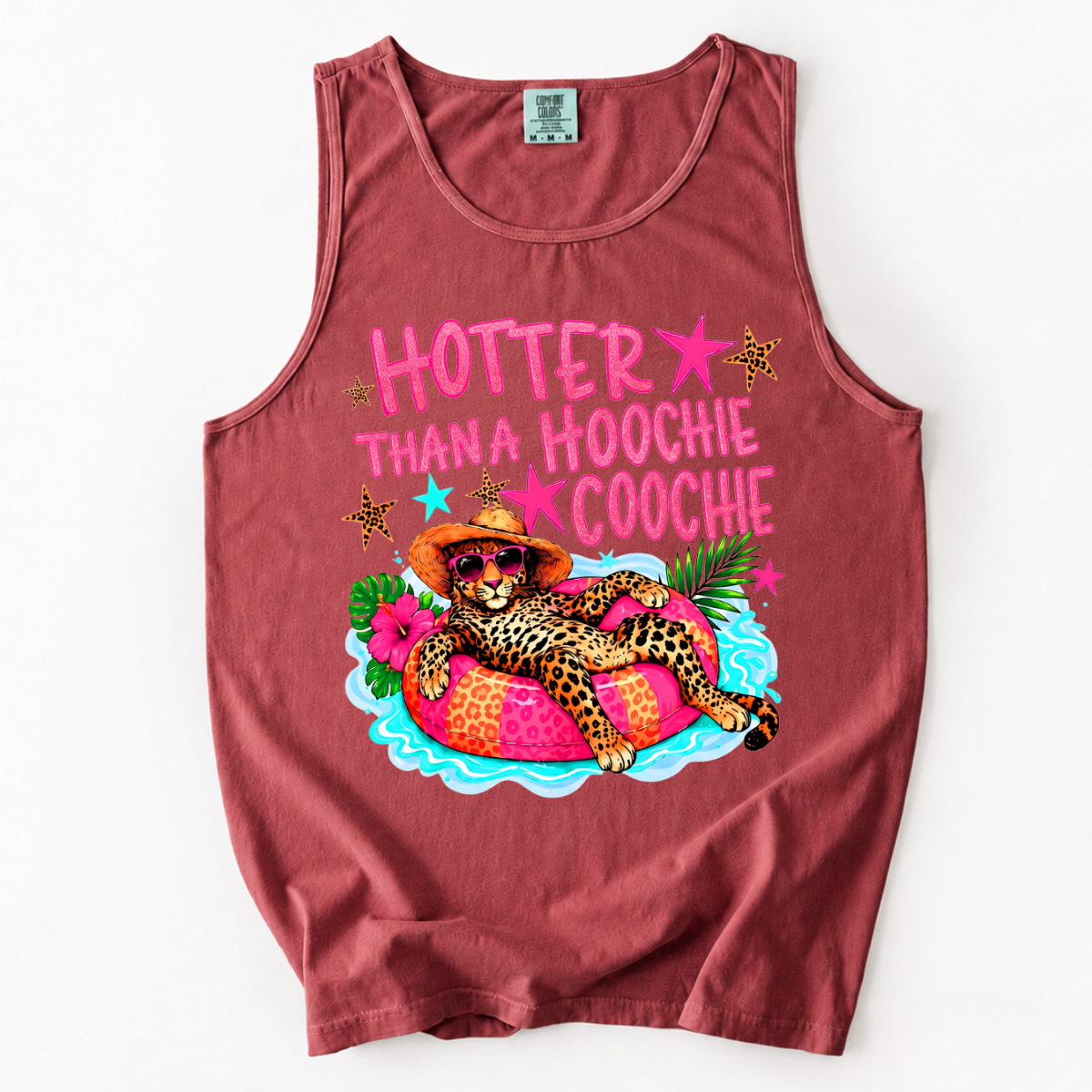 ChaoticClub Hoochie Coochie Summer Leopard Tank Top