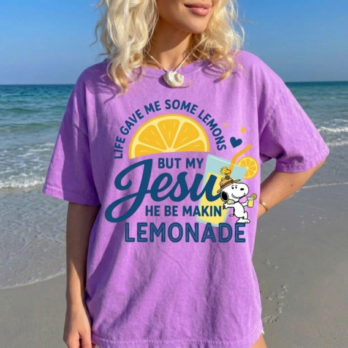 ChaoticClub Jesus Makes Lemonade Neon T-shirt