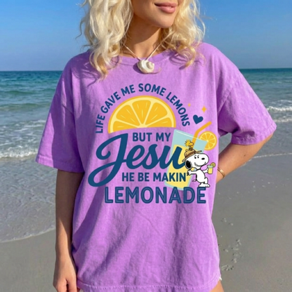ChaoticClub Jesus Makes Lemonade Neon T-shirt