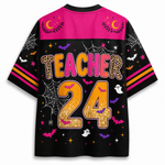 Chaotic Club Preppy School Staff: Teacher, Para Hallowwen Boo Mesh Jersey