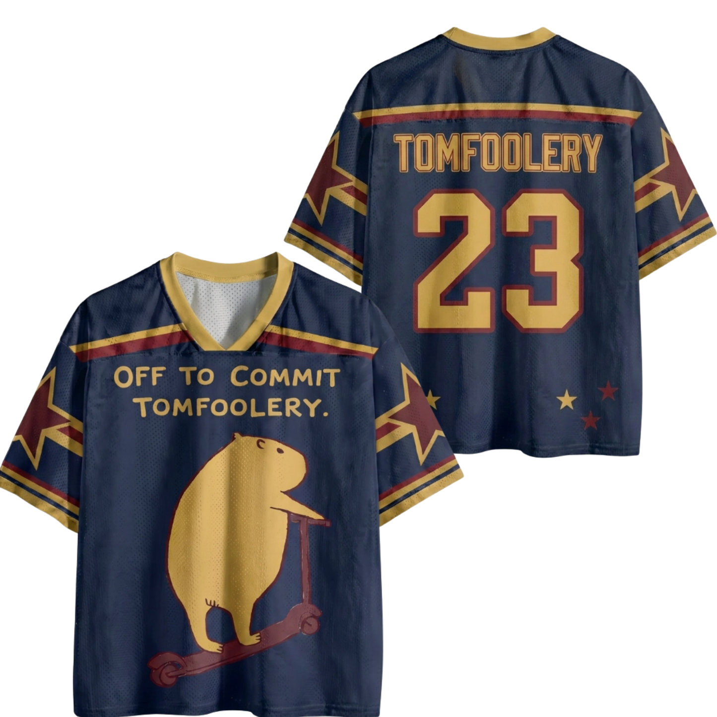 ChaoticClub Off To Commit Tomfoolery Capybara Mesh Jersey