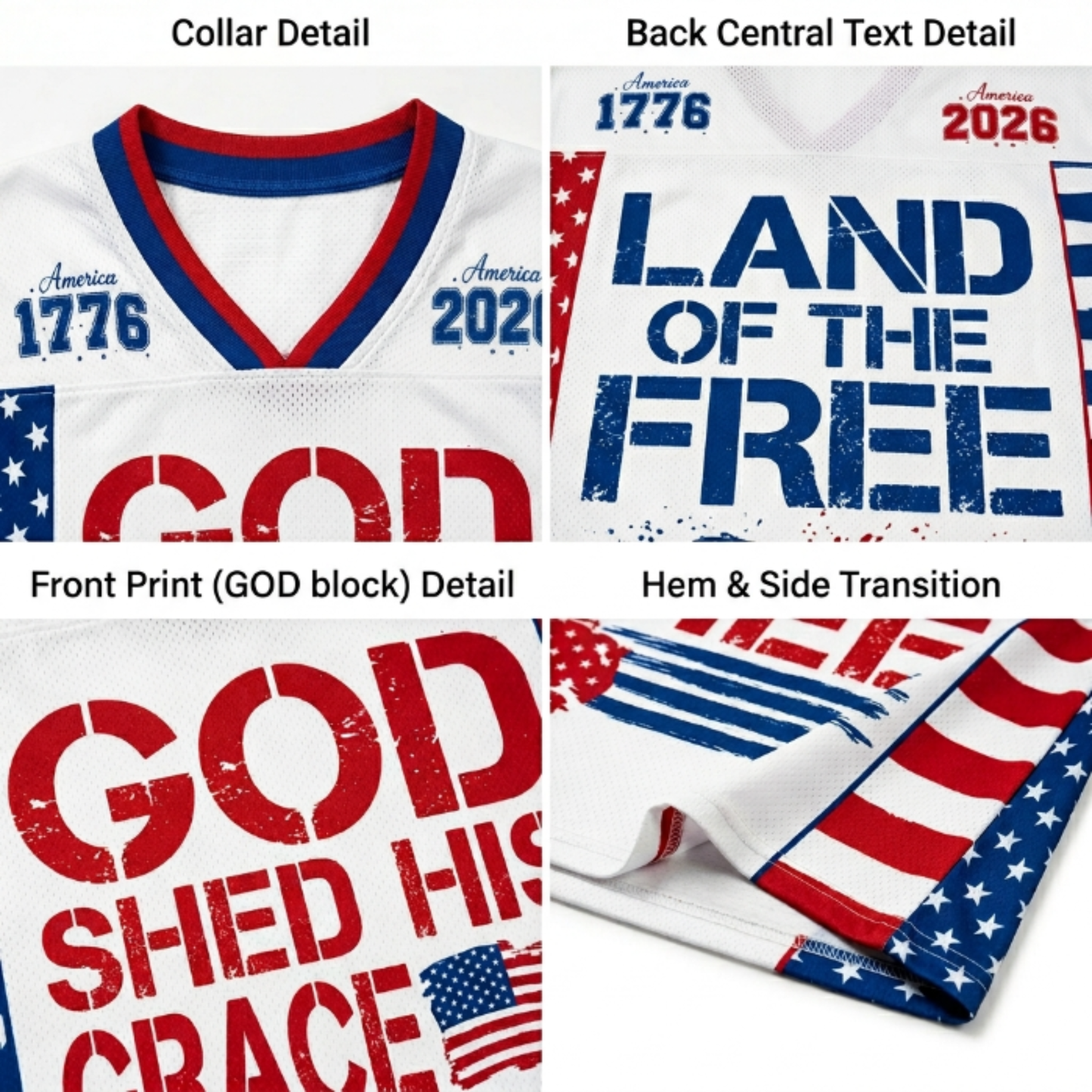 ChaoticClub Land Of The Free Mesh Jersey