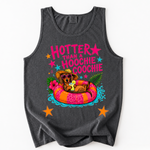 ChaoticClub Dachshund Hotter Than Hoochie Coochie Tank Top