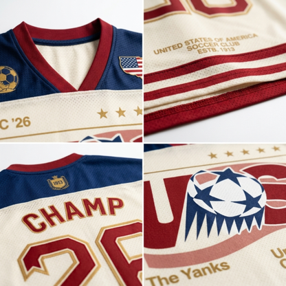 ChaoticClub 1913 United States Soccer 90s Mesh Jersey