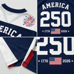 Chaotic Club 250 Years of Freedom USA 1776 -2026 Mesh Jersey