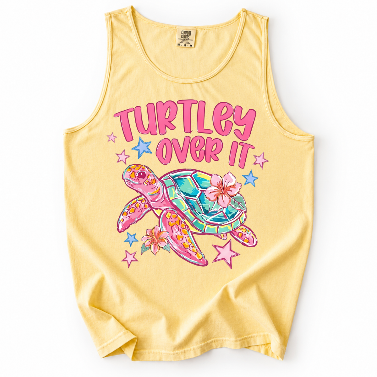 ChaoticClub Turtley Over It Summer Tank Top