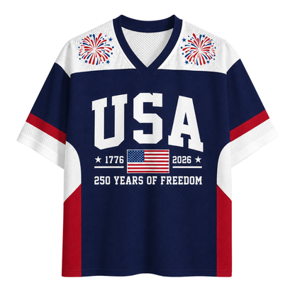 Chaotic Club 250 Years of Freedom USA 1776 -2026 Mesh Jersey