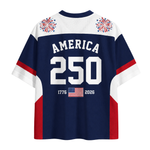 Chaotic Club 250 Years of Freedom USA 1776 -2026 Mesh Jersey