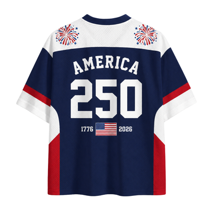 Chaotic Club 250 Years of Freedom USA 1776 -2026 Mesh Jersey