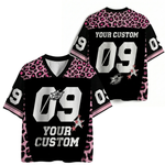 ChaoticClub Personalized Leopard Stars Mesh Jersey