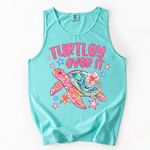 ChaoticClub Turtley Over It Summer Tank Top