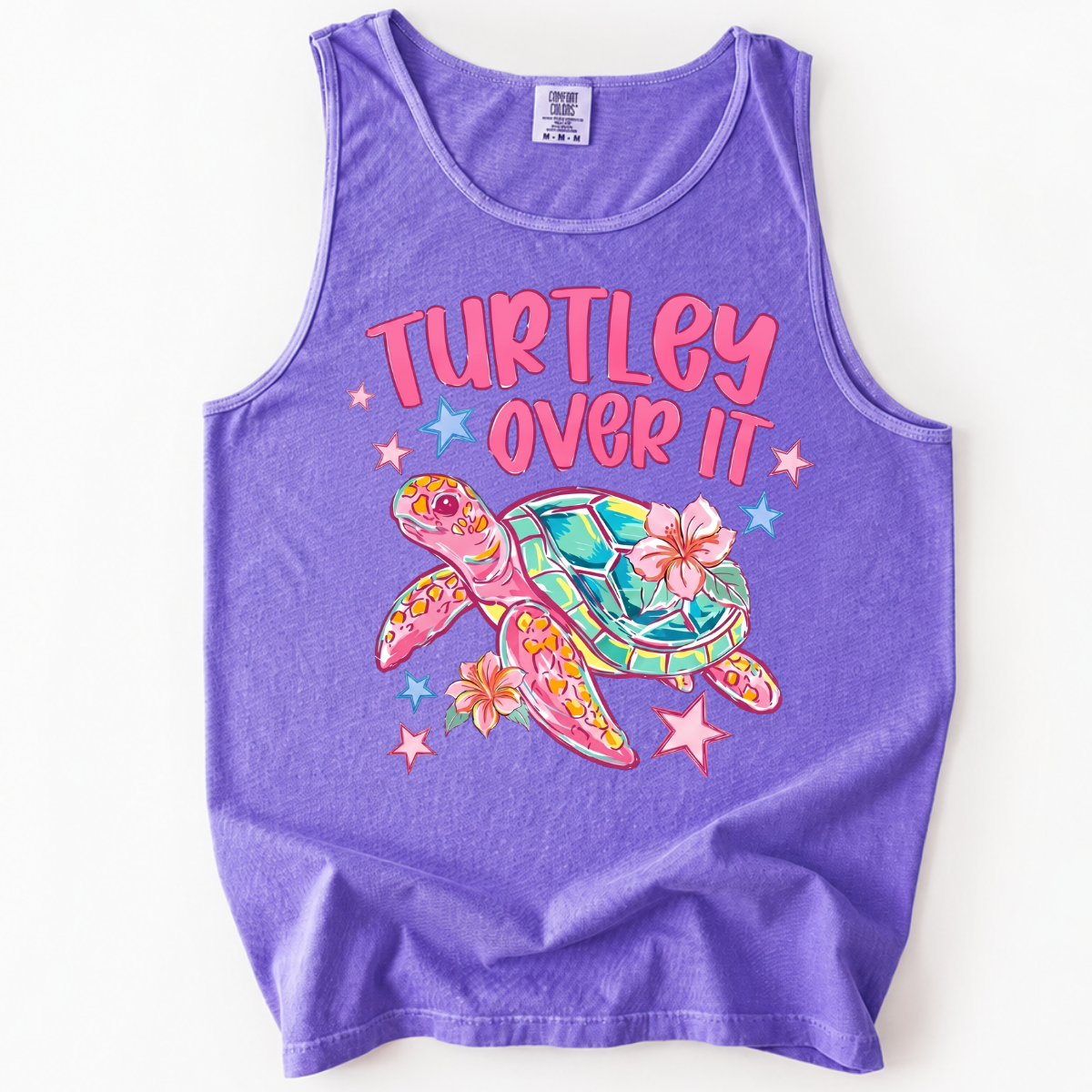 ChaoticClub Turtley Over It Summer Tank Top