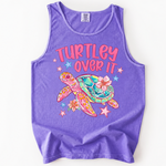 ChaoticClub Turtley Over It Summer Tank Top