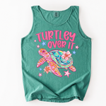 ChaoticClub Turtley Over It Summer Tank Top