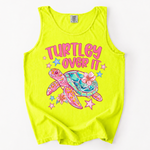 ChaoticClub Turtley Over It Summer Tank Top