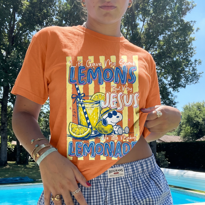 ChaoticClub Jesus Makes Lemonade Neon T-Shirt