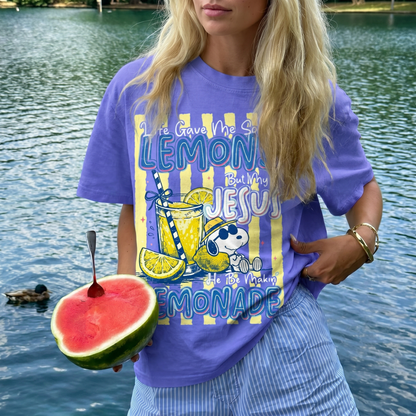 ChaoticClub Jesus Makes Lemonade Neon T-Shirt