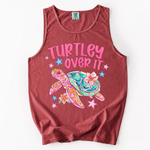 ChaoticClub Turtley Over It Summer Tank Top
